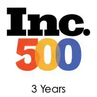 Inc 500 list 3 years in a row