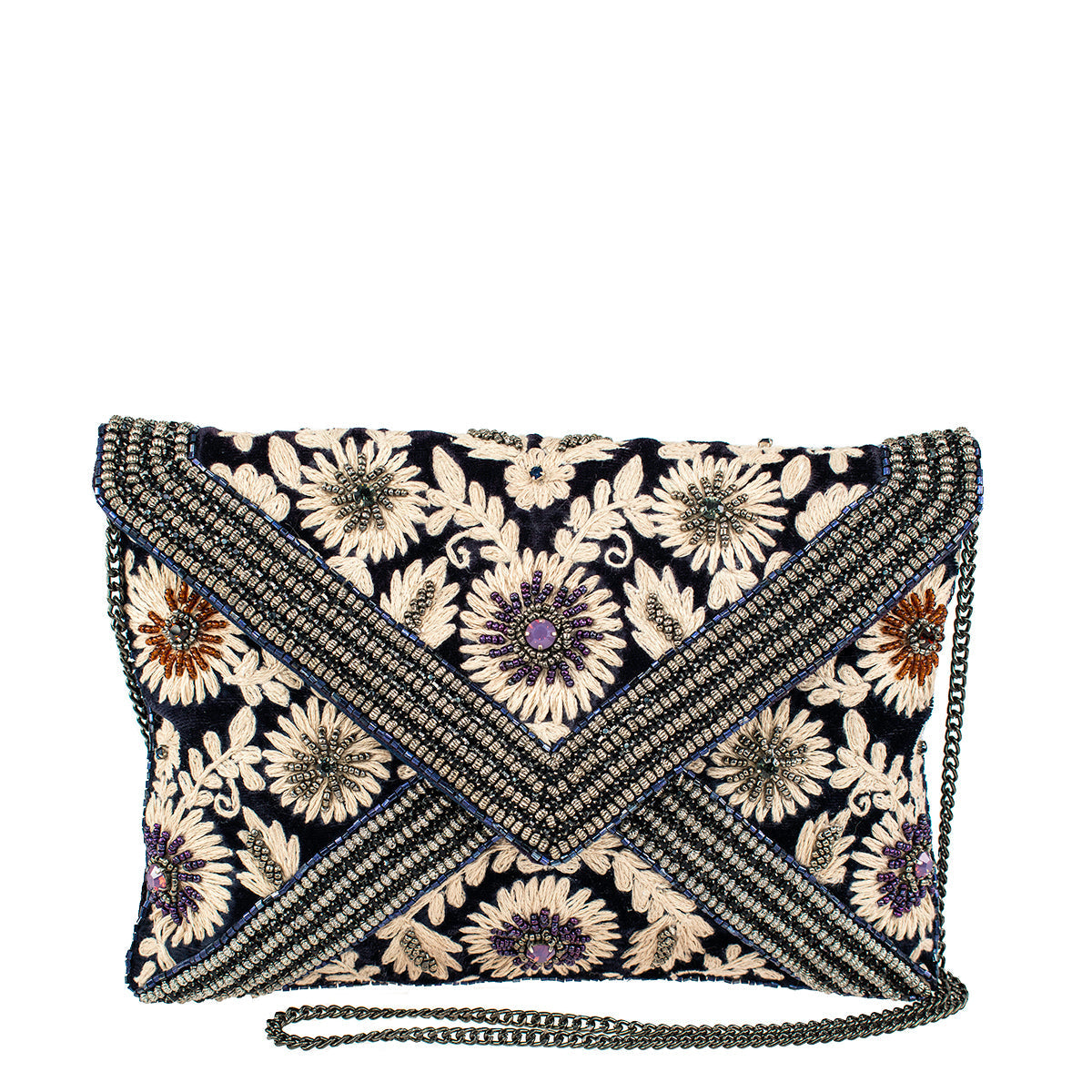 Velvet Flowers Crossbody ’One of a Kind’ beaded - One Kind 1
