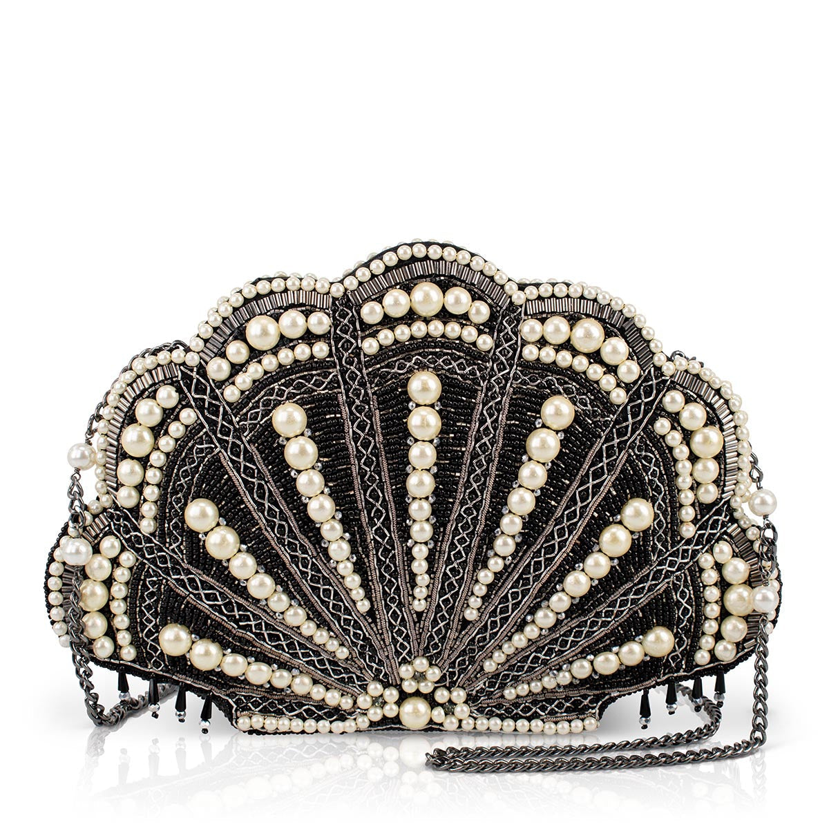 Ocean of Pearls Crossbody Handbag beaded - 1