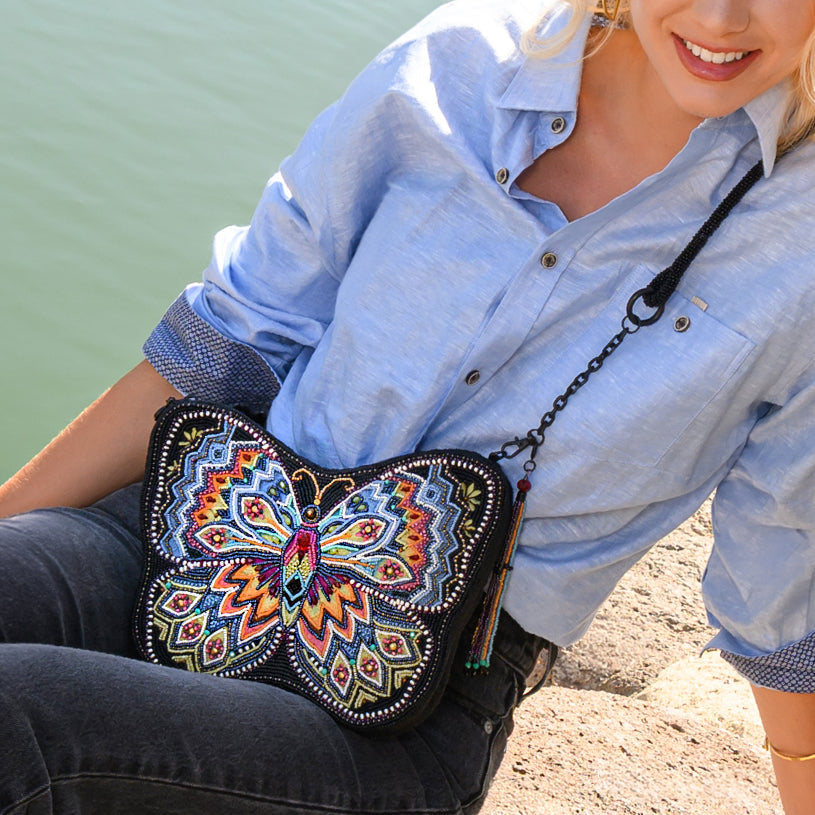 Indie Butterfly Crossbody Handbag