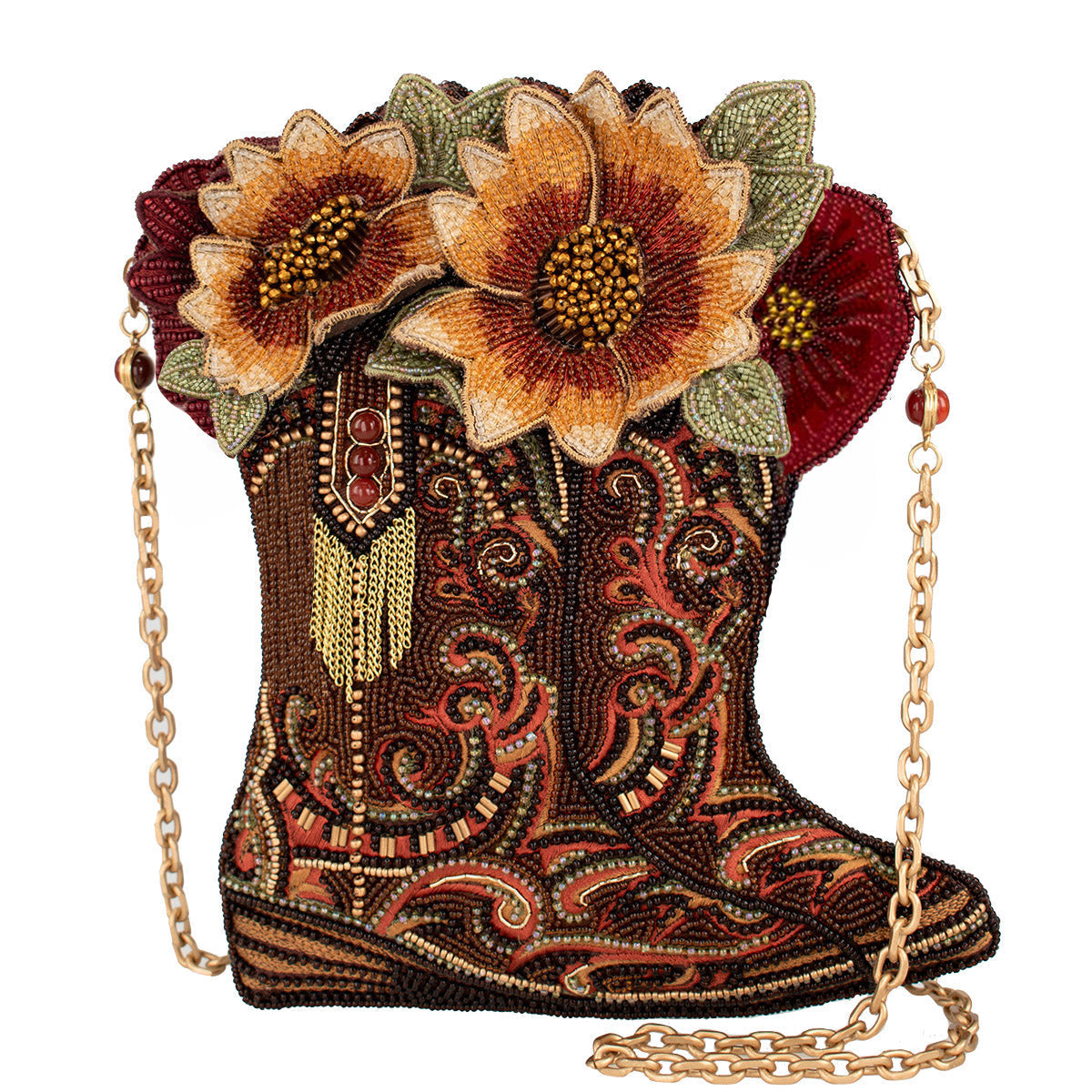 Floral Frontier Crossbody Handbag
