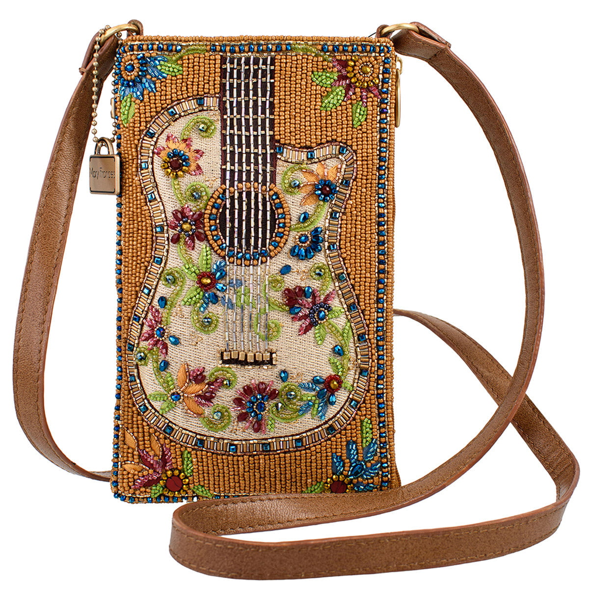 Garden Groove Crossbody Phone Bag beaded - 1