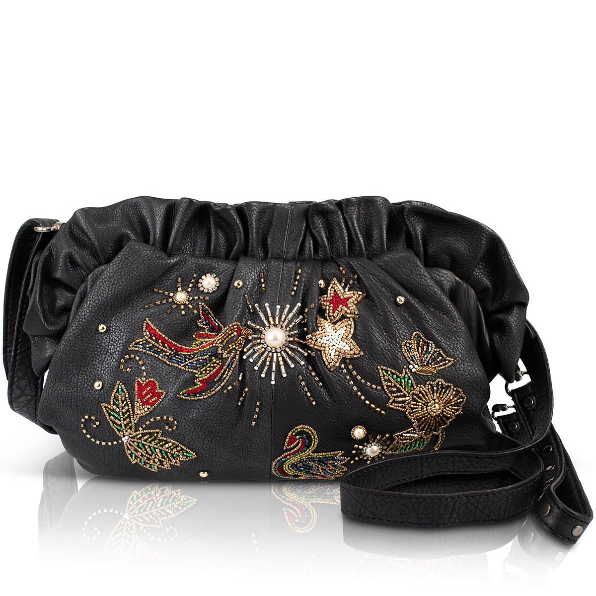 Whimsy Shoulder Handbag beaded - 1