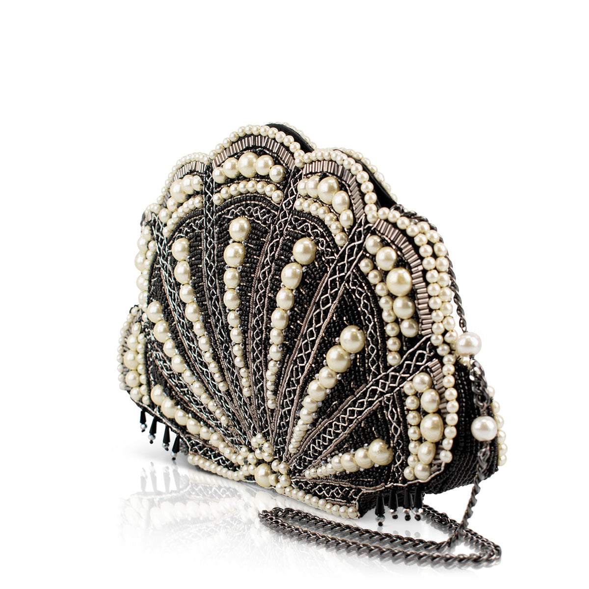Ocean of Pearls Crossbody Handbag beaded - 3