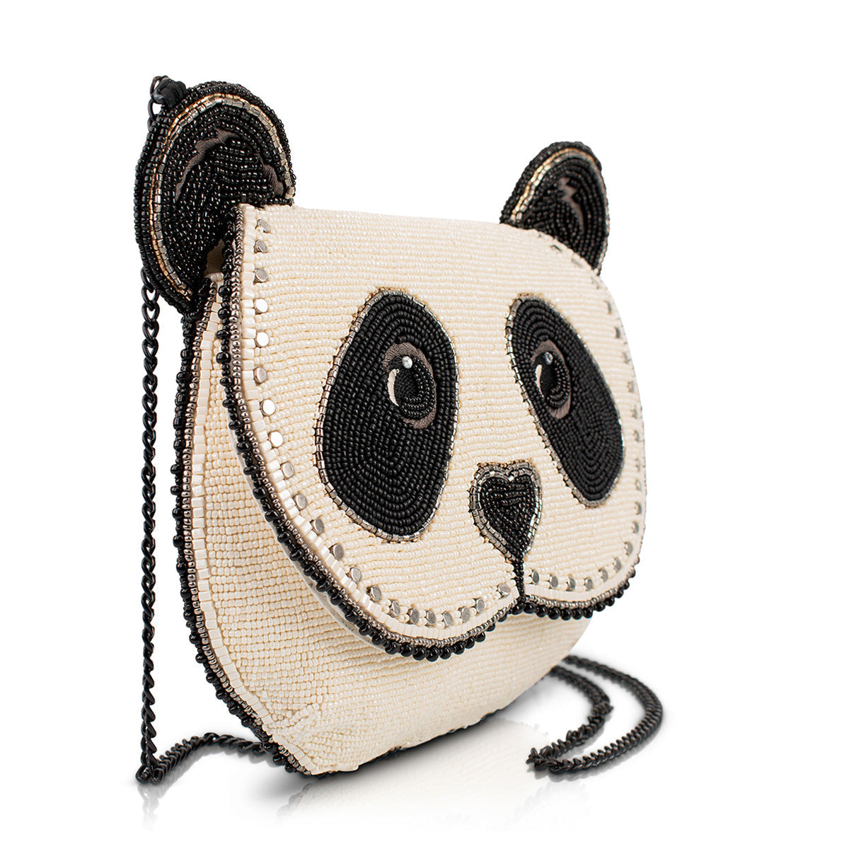 Panda-monium Crossbody Handbag beaded - 4