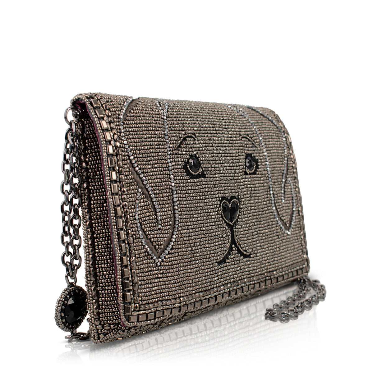 Doggone It Crossbody Handbag beaded - 3