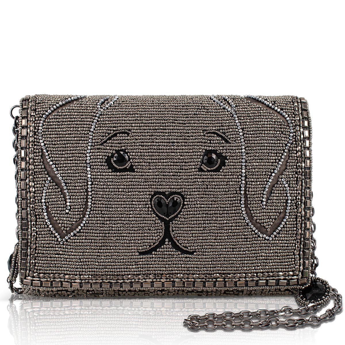 Doggone It Crossbody Handbag beaded - 1
