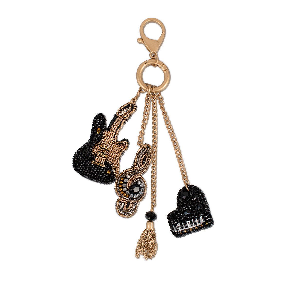 Sound Wave Charm beaded - 1