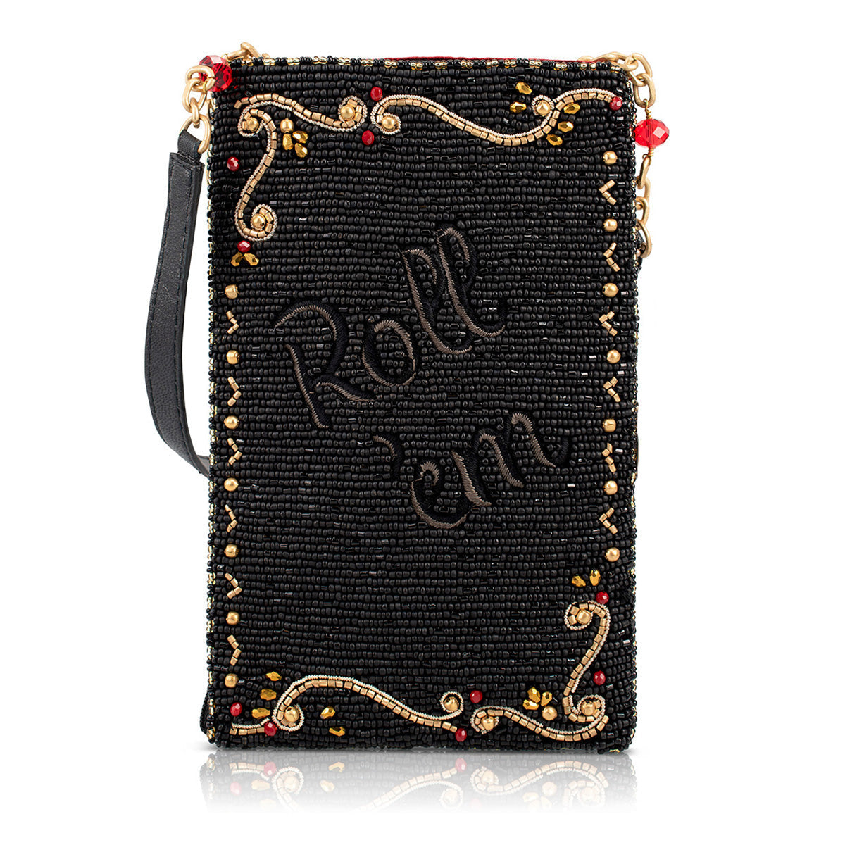 Roll ’Em Crossbody Phone Bag beaded 2