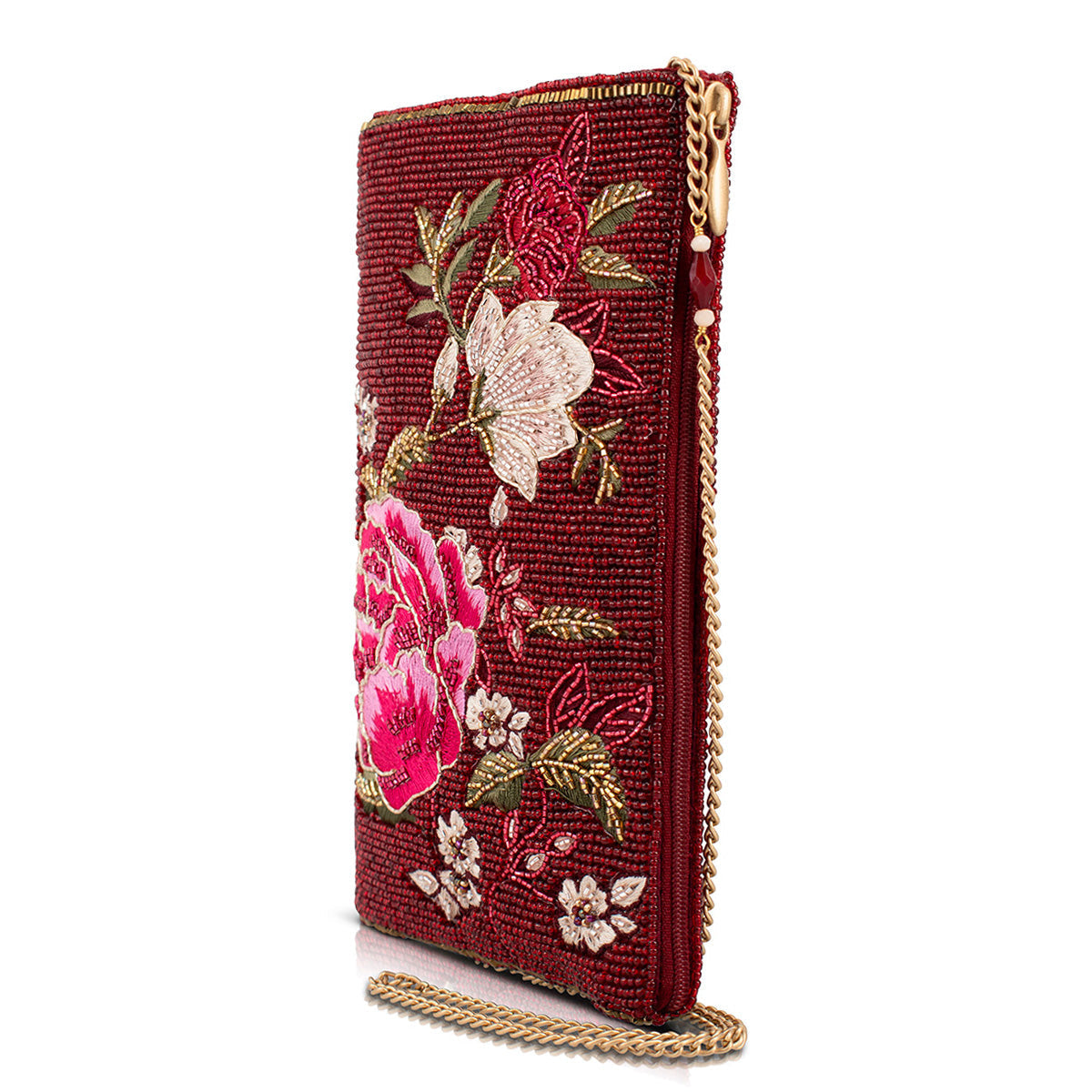 Eastern Bloom Crossbody Phone Bag beaded - 4
