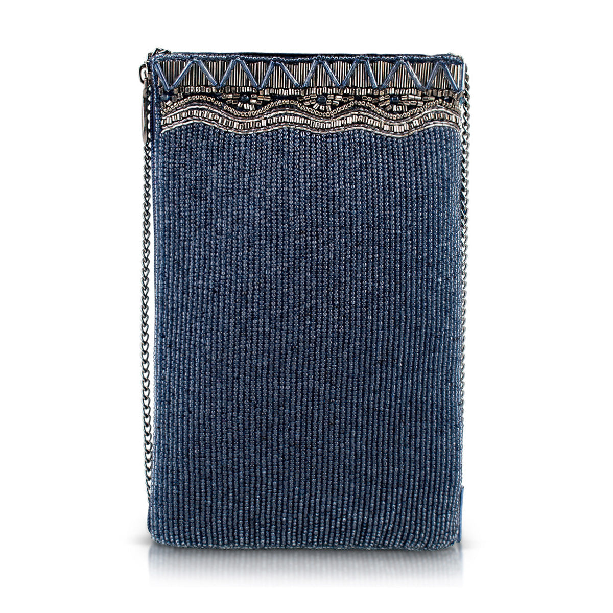 True Blue Crossbody Phone Bag beaded - 2
