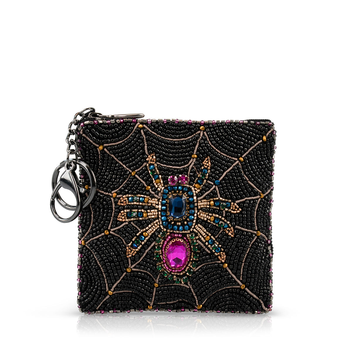 Crystal Web Coin Purse beaded - 1