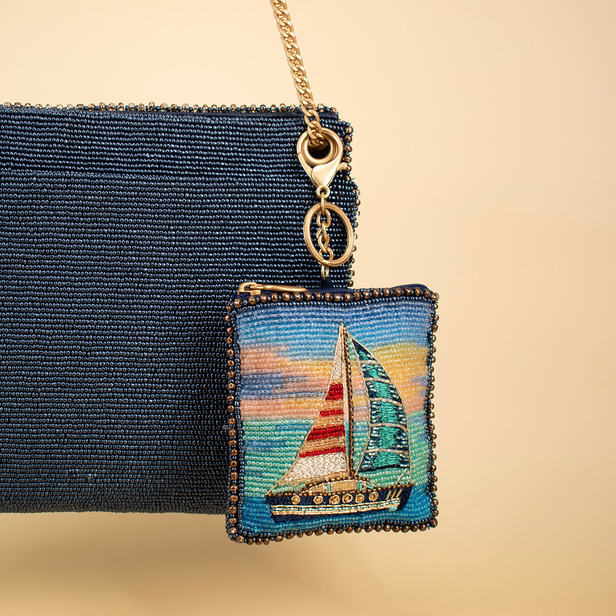 Yacht Life Coin Purse beaded - 5