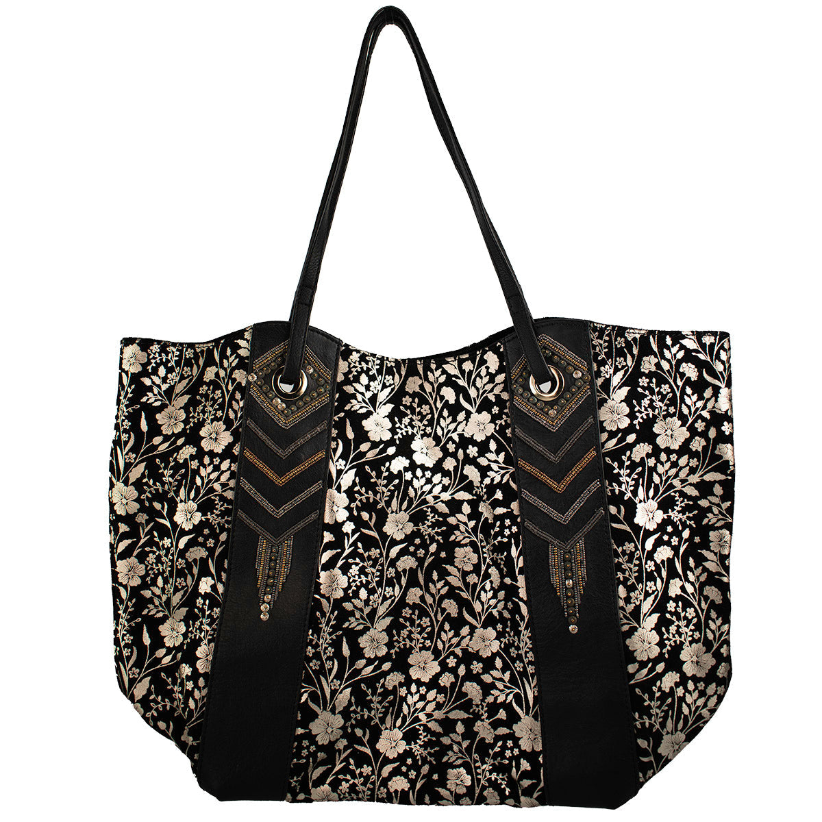 Gold Tote Bag ’One of a Kind’ beaded - One Kind 1