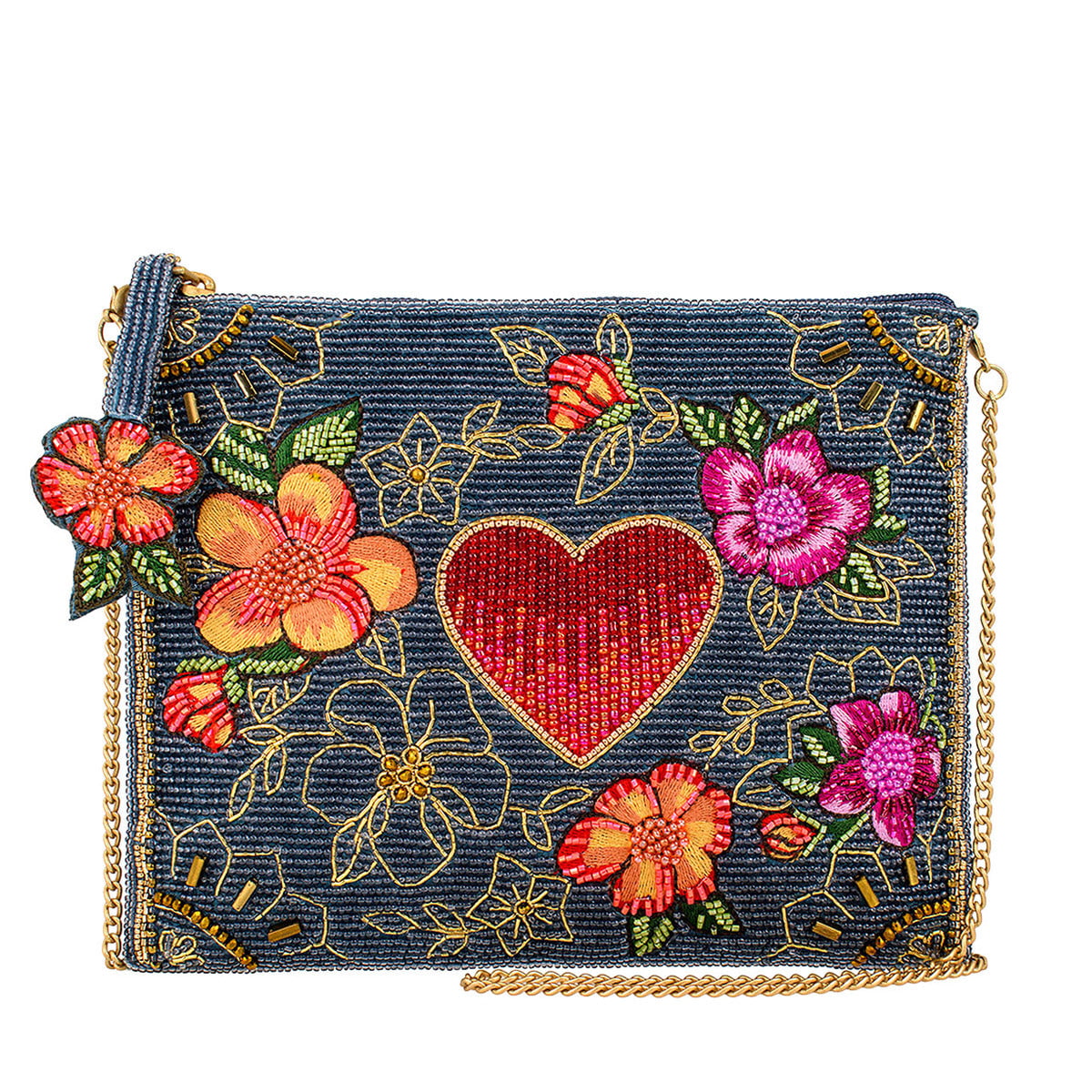 Love In Bloom Mini Crossbody Handbag beaded - 1