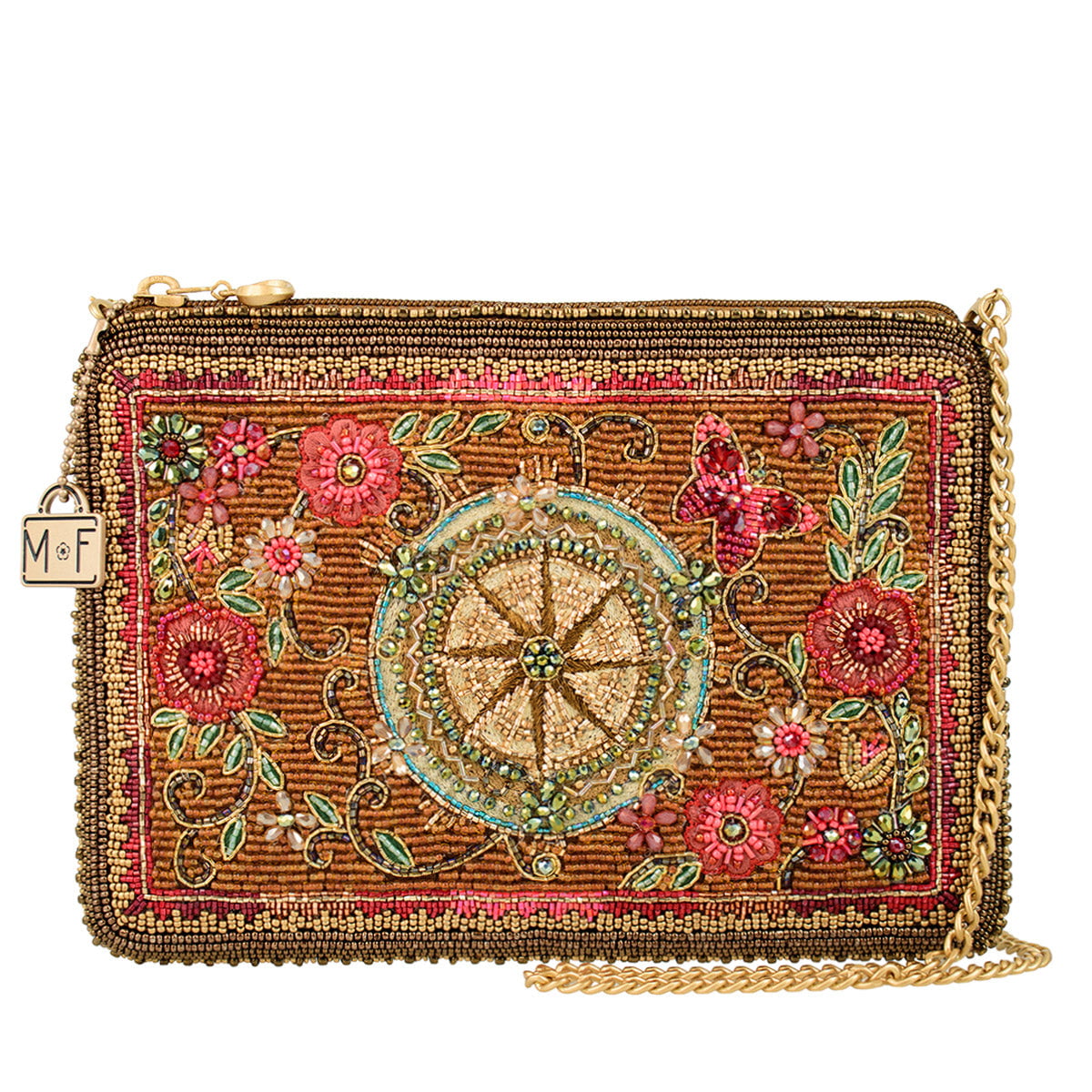 Time Traveler Mini Crossbody Handbag beaded - 1
