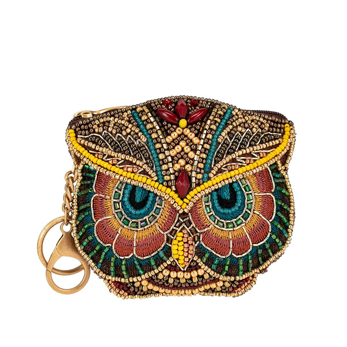 A Little Wiser Beaded Owl Coin Purse Front