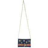 Americana Crossbody Phone Bag hanging horizontal