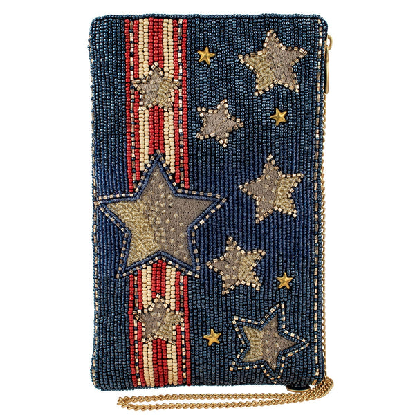 Americana Crossbody Phone Bag front view