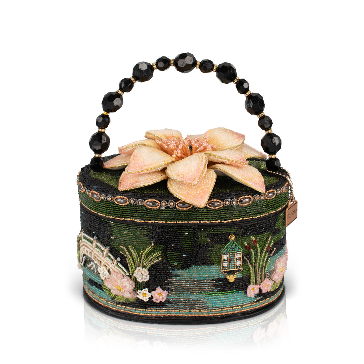 Floating Lotus Top Handle Handbag
