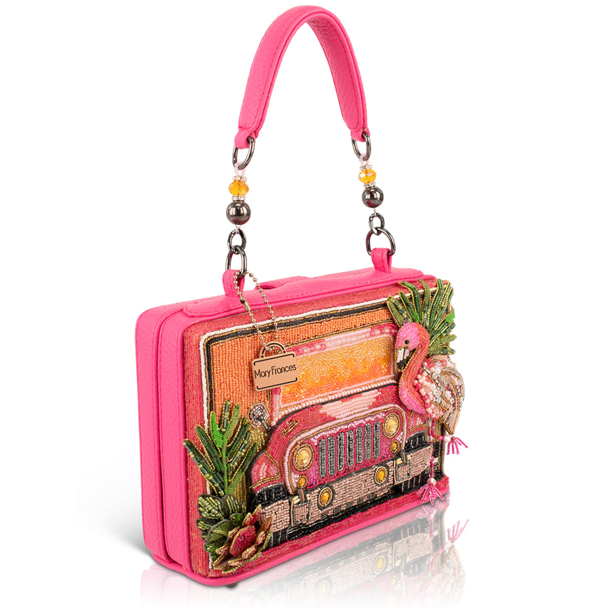 Flamingo Flair Handbag Top Handle