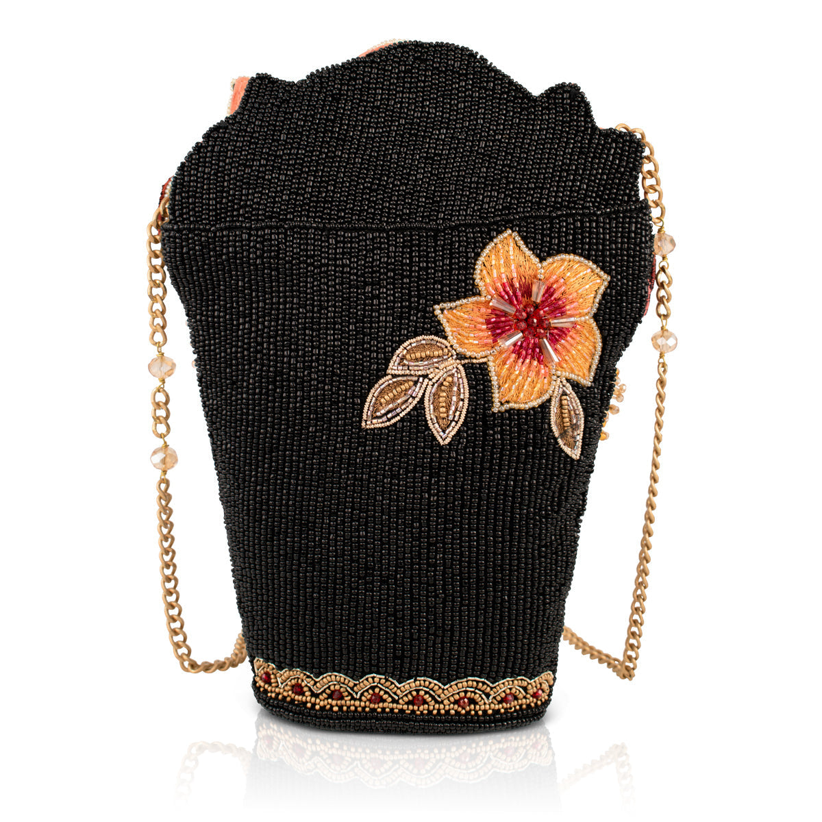 Amber Elegance Crossbody Handbag