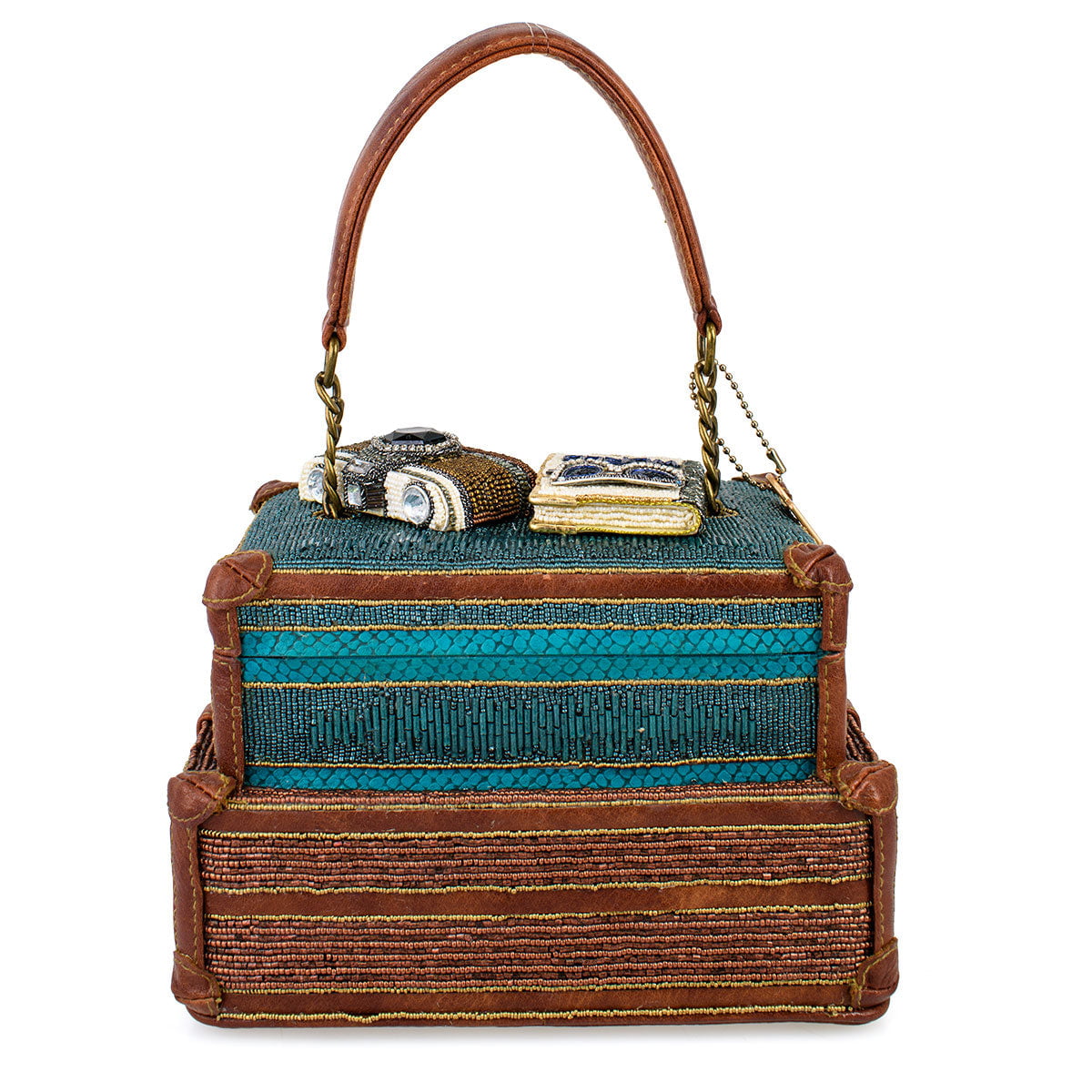Baggage Claim Top Handle Bag beaded - Handbag 6