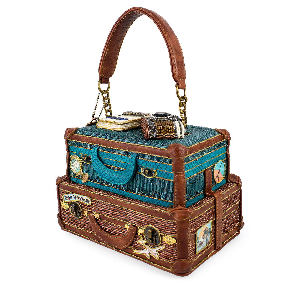 Baggage Claim Top Handle Bag beaded - Handbag 3