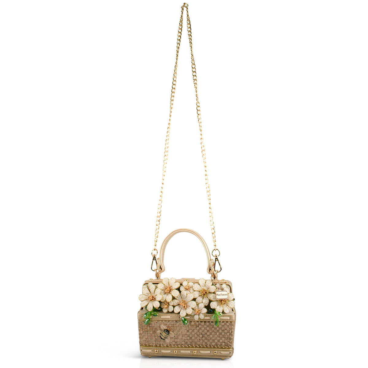 MARY FRANCES パーティーバック リゾート エスニック Mary Frances Good Fortune Beaded Koi Fish Top Handle Bag: Buy
