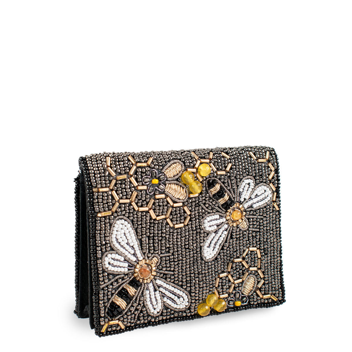 Bee Awesome Wallet beaded - 1
