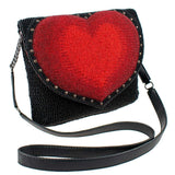 Big Heart Crossbody Handbag
