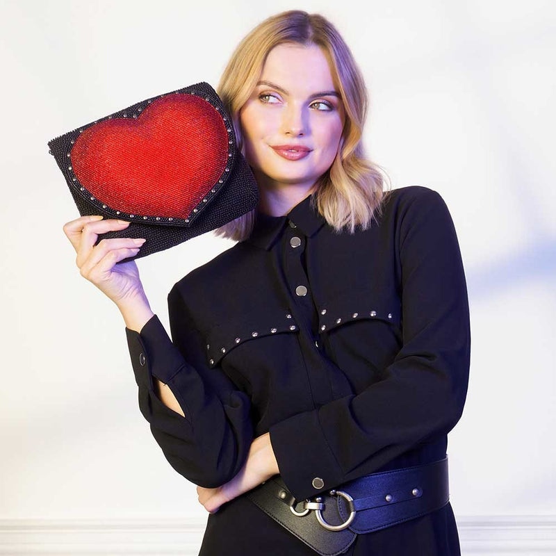 Big Heart Crossbody Handbag