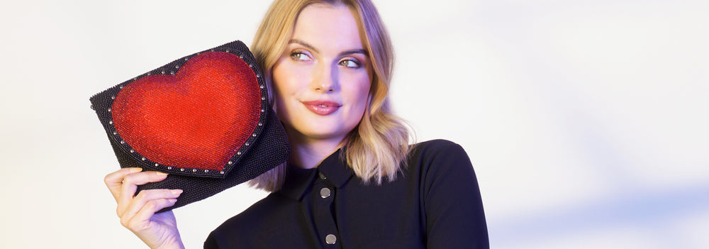 Big Heart Crossbody Handbag