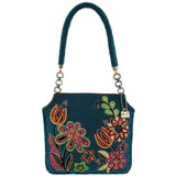 Bloom Wildly Mini Tote Shoulder Handbag