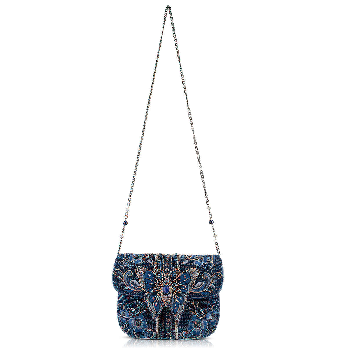 Blue Alchemy Crossbody Handbag beaded - 5