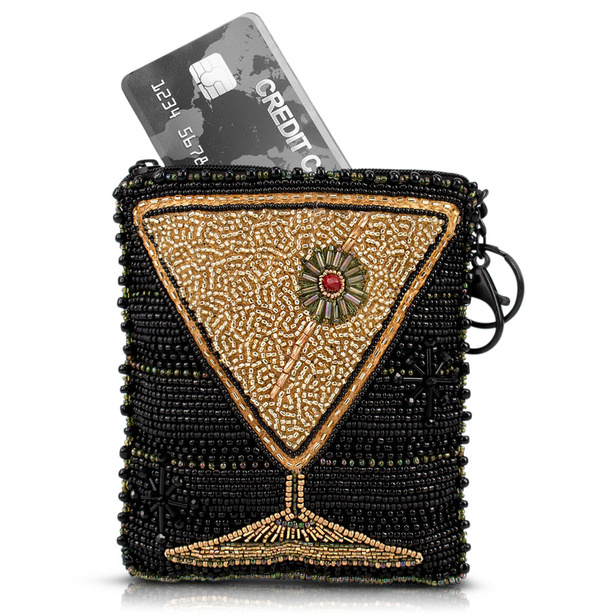 Bottoms Up Coin Purse beaded - 6