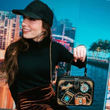 Bucket List Top Handle Travel Handbag