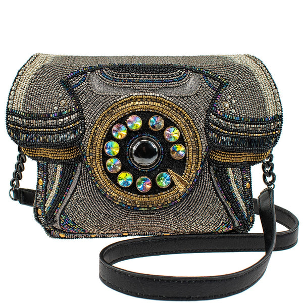 Busy Signal Crossbody Clutch Rotary Phone Handbag