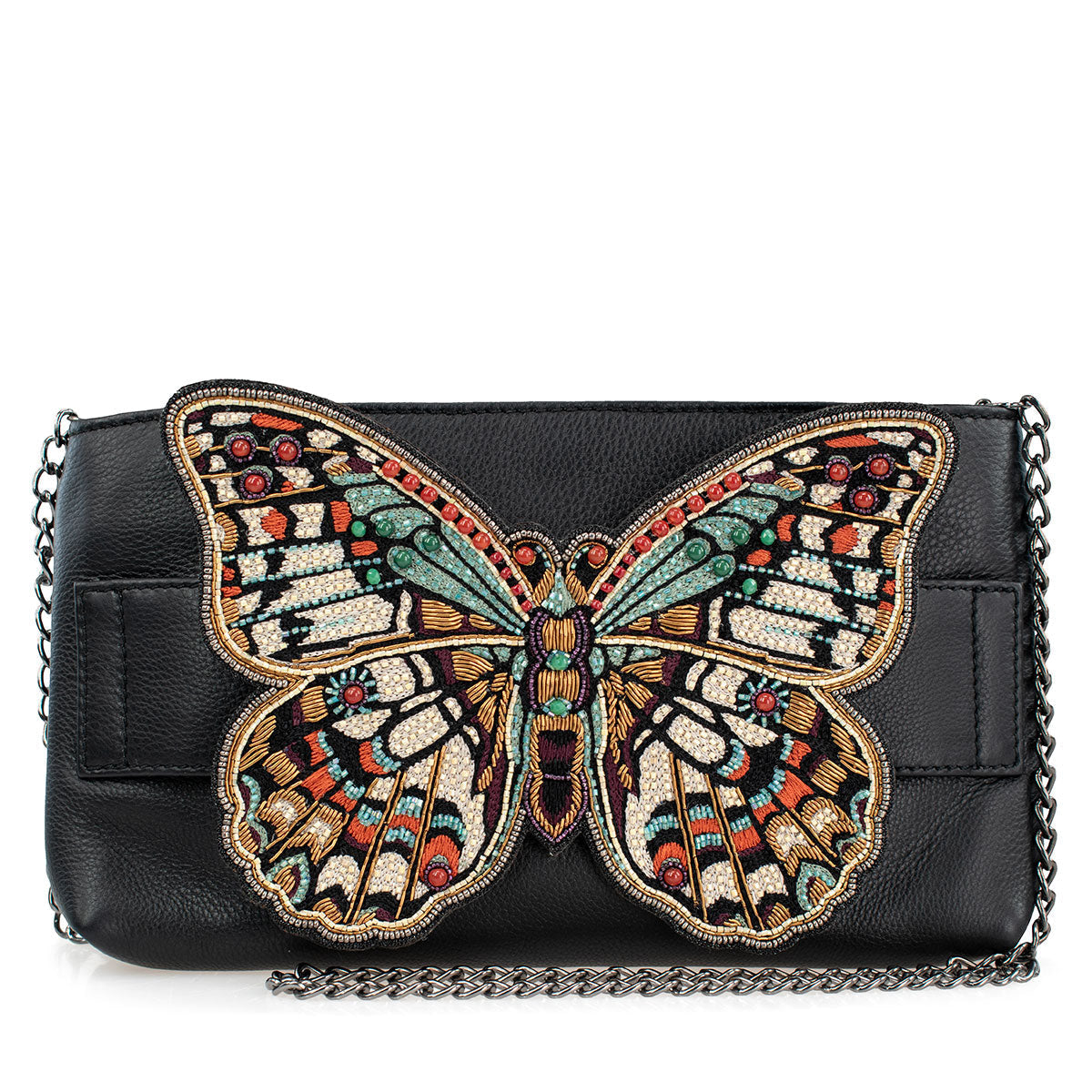Jimmy Choo Zulu Butterfly Leather Clutch - PurseBlog