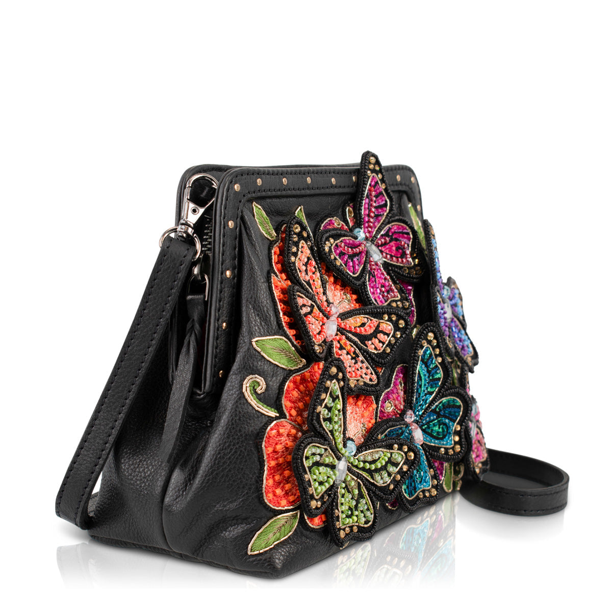 Butterfly Kiss Shoulder Handbag beaded - 3