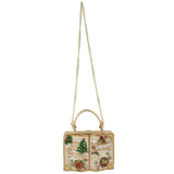 Christmas Carols Top Handle Handbag