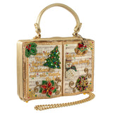 Christmas Carols Top Handle Handbag
