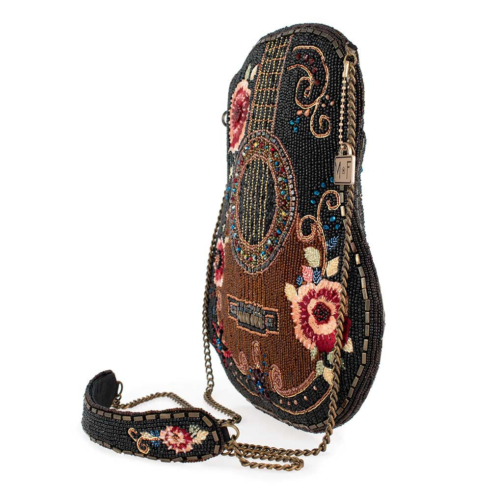 MARYFRANCES メリーフランシス ビーズ　ショルダーバッグ パーティー Classical Vibe Beaded Guitar Crossbody Handbag - Mary Frances