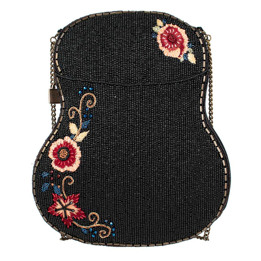 Classical Vibe Beaded Guitar Crossbody Handbag - Mary Frances