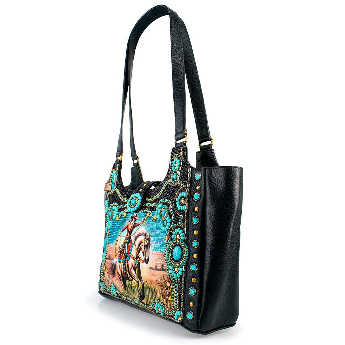 Cowgirl Tote Handbag beaded - 4