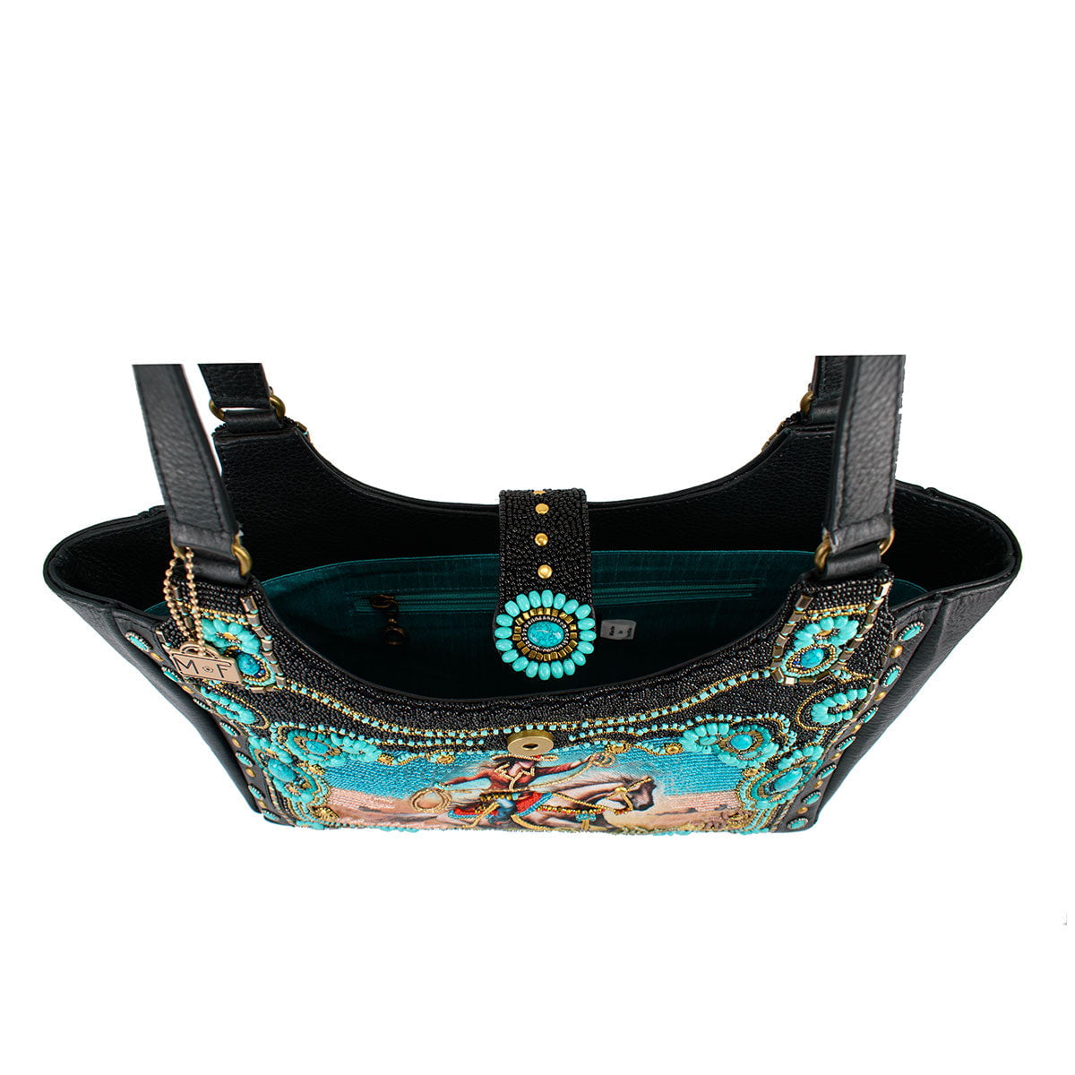 Cowgirl Tote Handbag beaded - 5