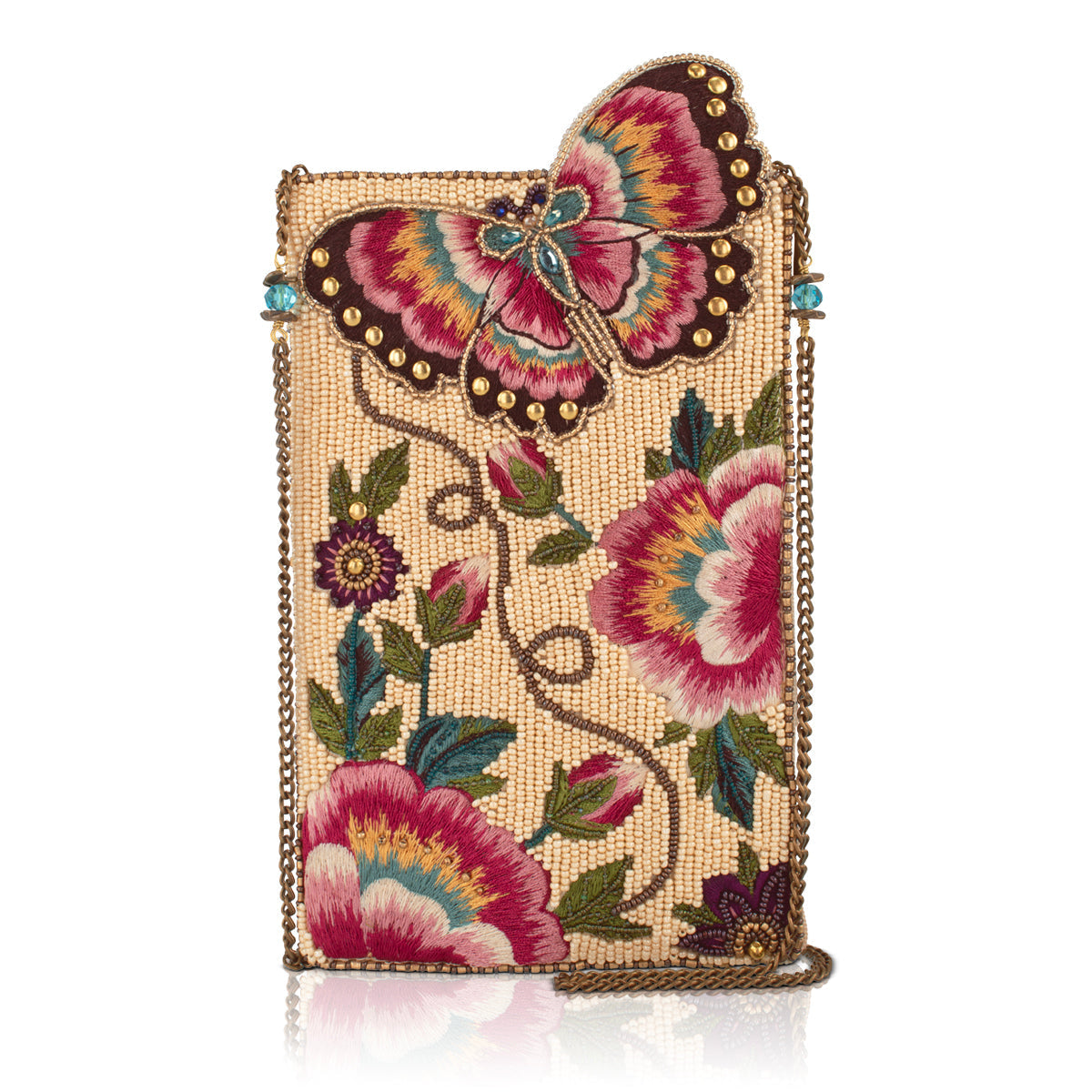 Butterfly Garden Crossbody Phone Bag