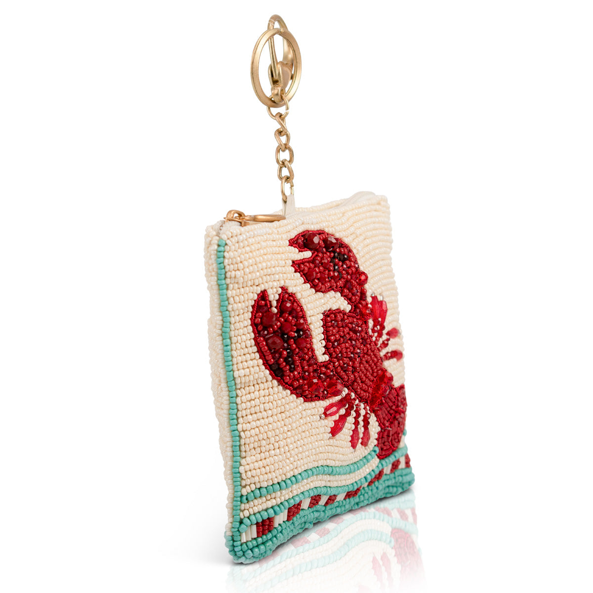 Crack Me Up Beaded Lobster Coin Purse