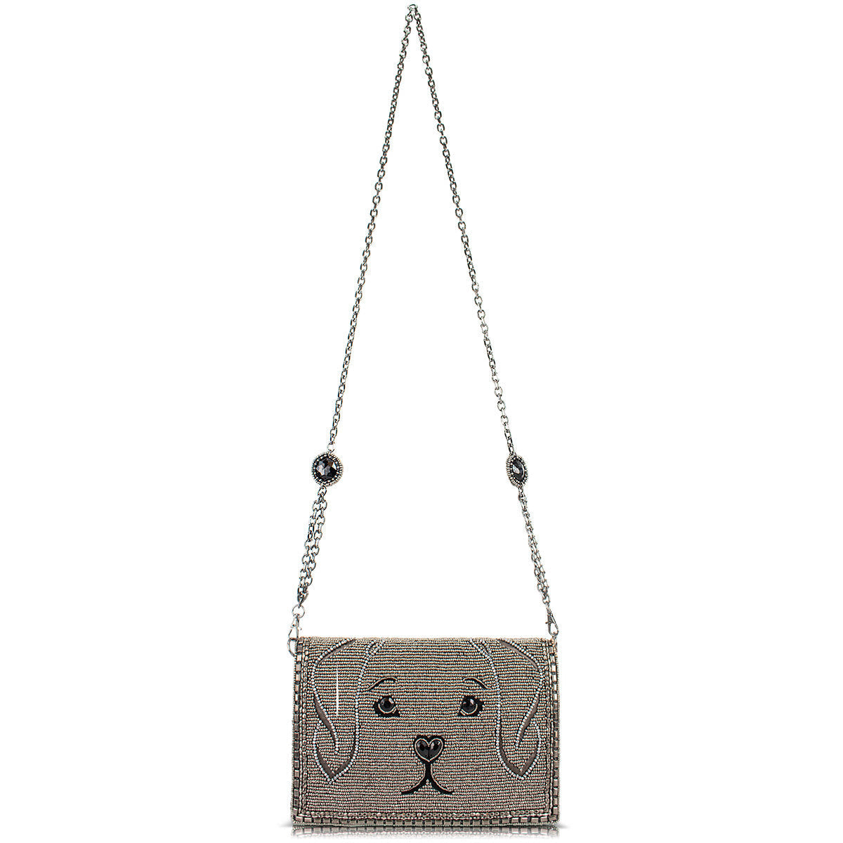 Doggone It Crossbody Handbag beaded 5