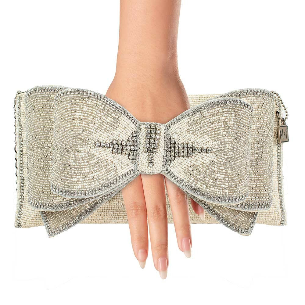 Fancy Bow Clutch - Shoulder Handbag